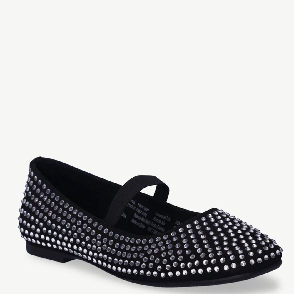 NWT Black Studded Ballet Flats - sz 7.5